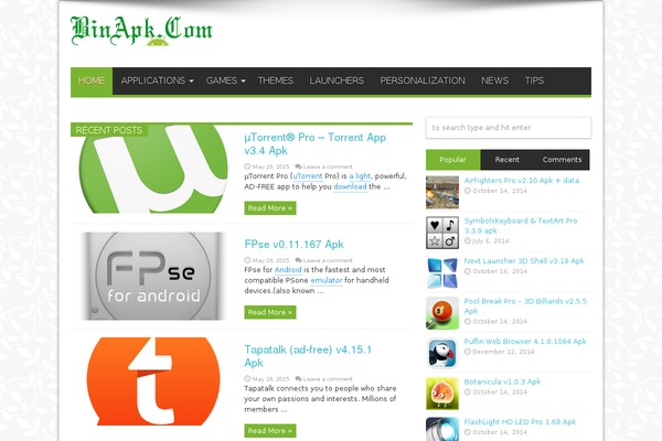 binapk.com site used Jarida221