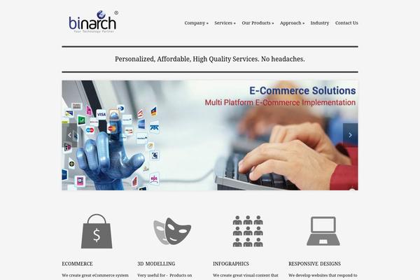 Adapt theme site design template sample