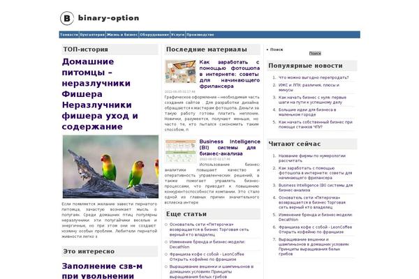 binary-option.ru site used Wp Max