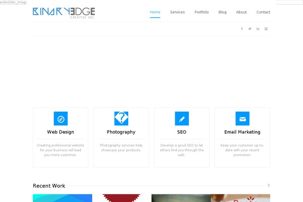 Silicon theme site design template sample