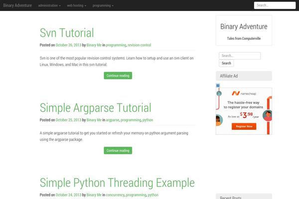 Melany theme site design template sample