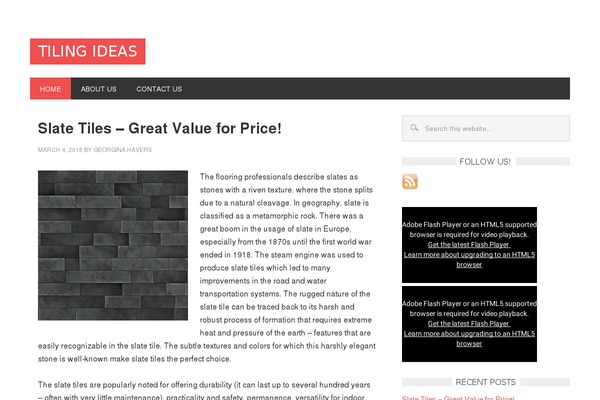Metro theme site design template sample