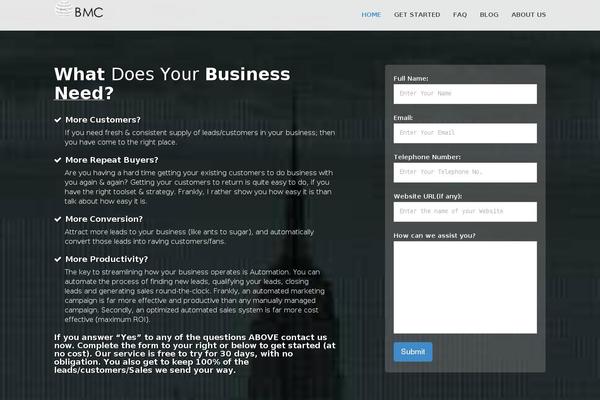 Crossway_onepage theme site design template sample