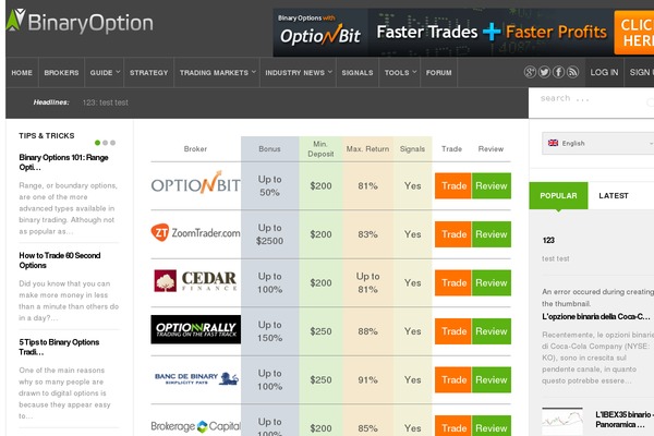 Site using Universal Star Rating plugin