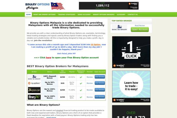 Tradingtheme theme site design template sample