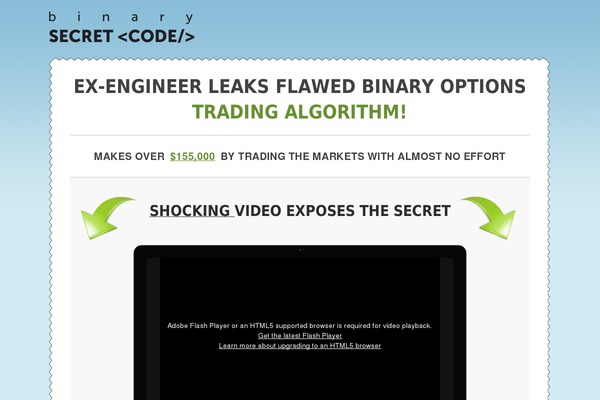 binarysecretcode.com site used Bsc