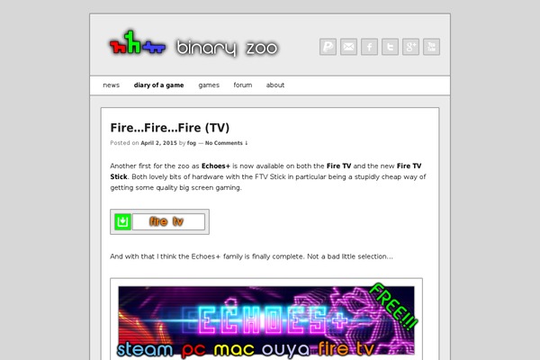 zoo theme site design template sample