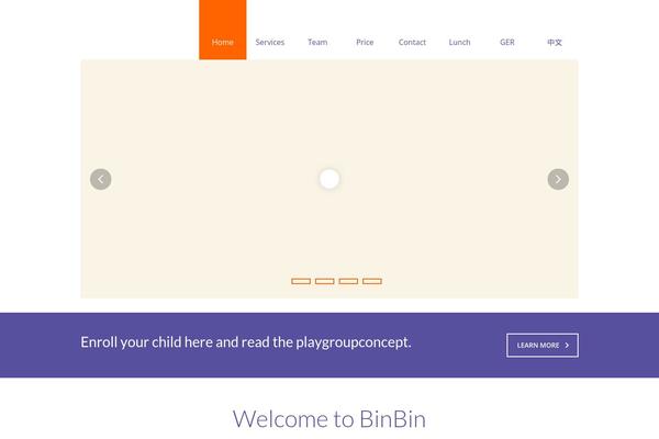 Site using Page-builder plugin