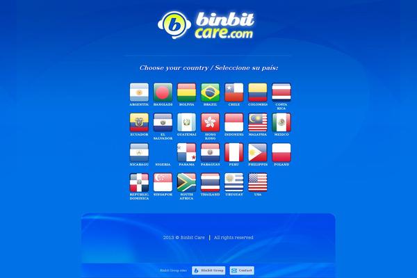 binbitcare.com site used Binbit-theme
