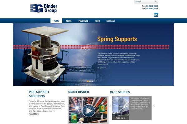 Titan theme site design template sample