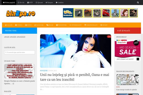 Polite Grid theme site design template sample