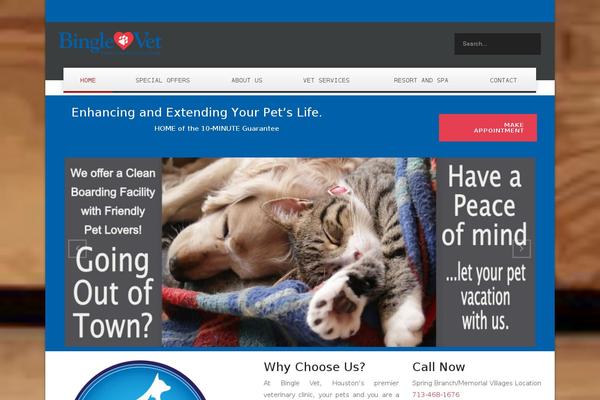 Happypets theme site design template sample