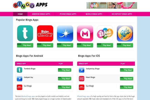 bingoapps.co.uk site used Bingoapps