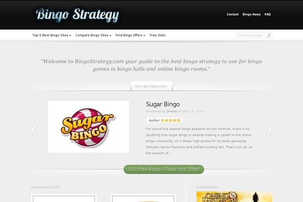 InReview theme site design template sample