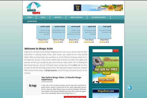 Gazette theme site design template sample