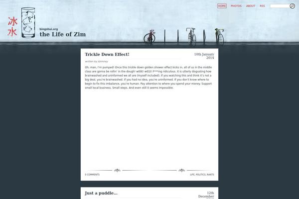 Simple theme site design template sample