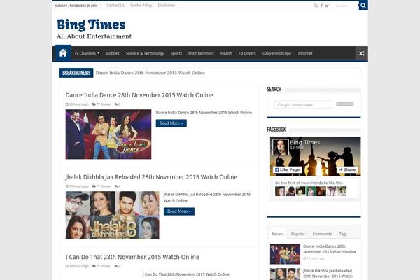 bingtricks.com site used Iconic One