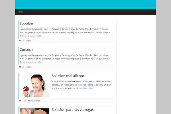 Ribosome theme site design template sample