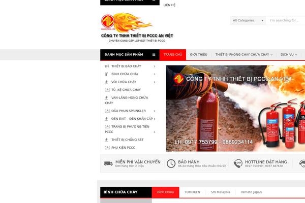 Site using Kuteshop-toolkit plugin