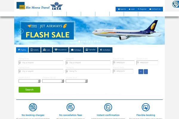 Travel theme site design template sample