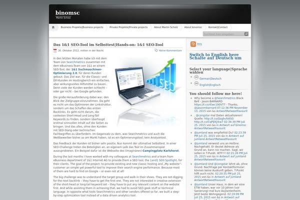 iNove theme site design template sample
