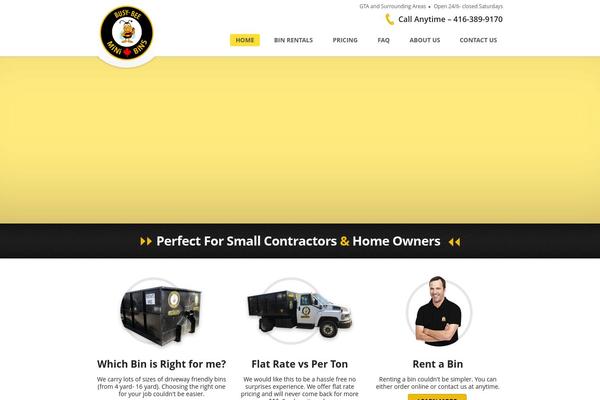 Remarky theme site design template sample