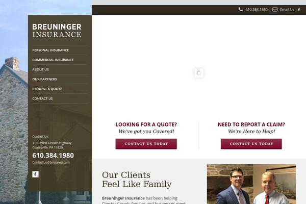 binsured.com site used Rttheme19-binsured