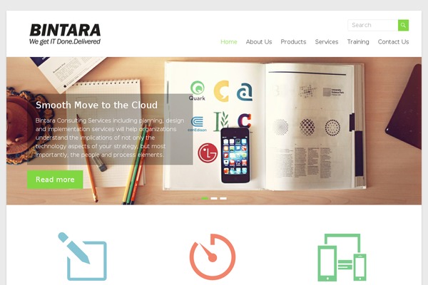 Spacious theme site design template sample