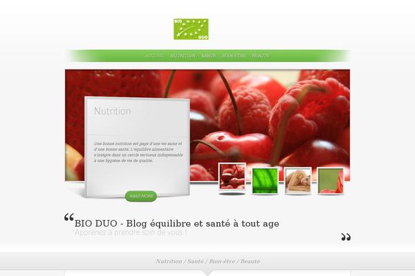 SimplePress theme site design template sample