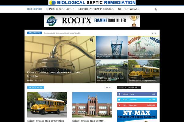 Mag theme site design template sample