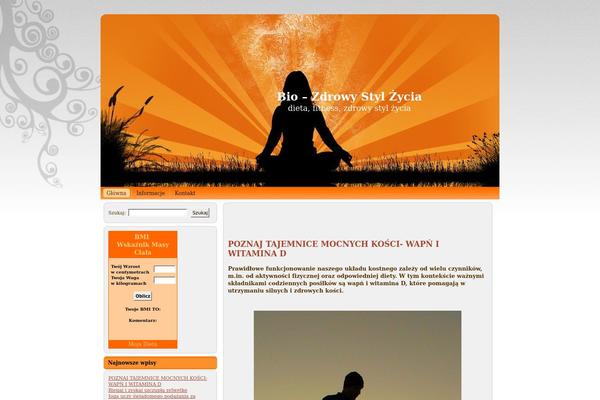 Meditation theme site design template sample