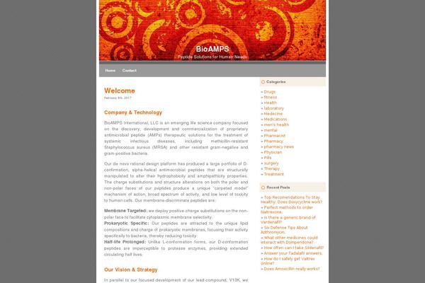 LiasOrangeC theme site design template sample