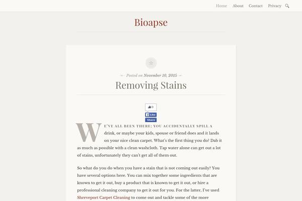 bioapse.com site used Libretto