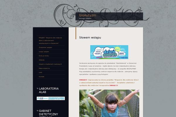 bioautyzm.pl site used WP Newspaper