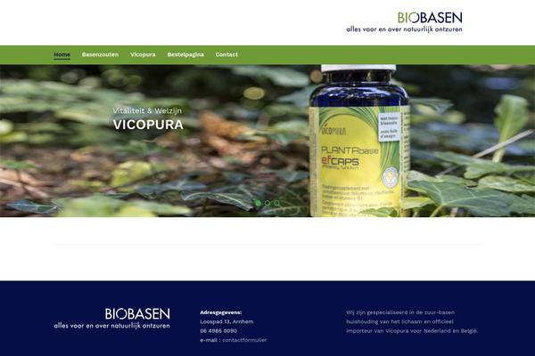 Safira theme site design template sample