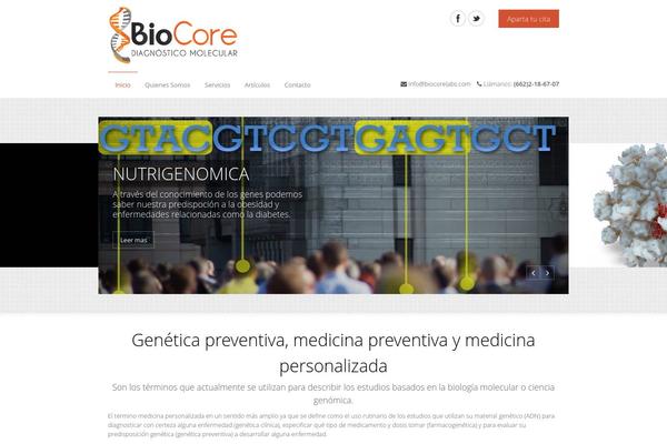 Medical Doctor theme site design template sample