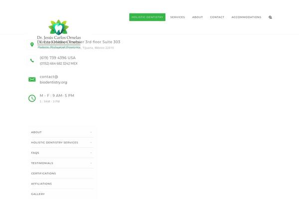 Dentalia theme site design template sample