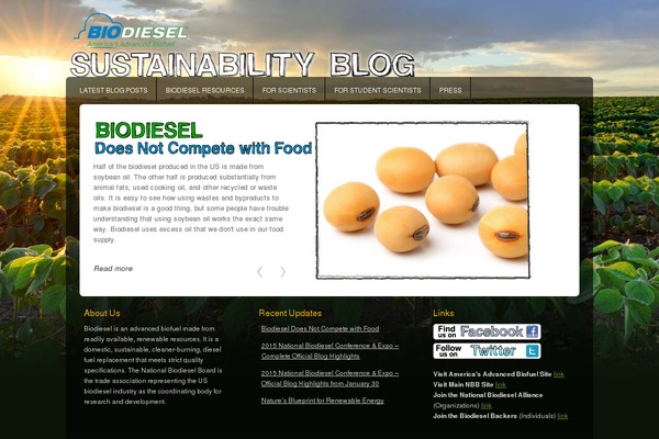 biodieselsustainability.com site used Biodiesel