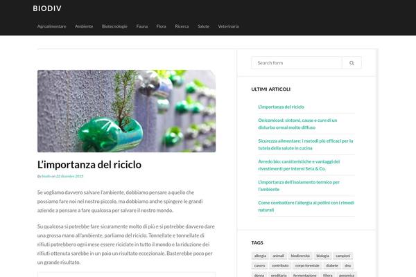 Delish theme site design template sample