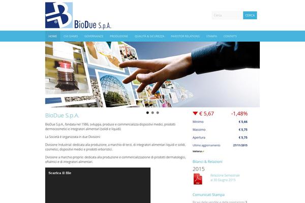 Ultimate theme site design template sample