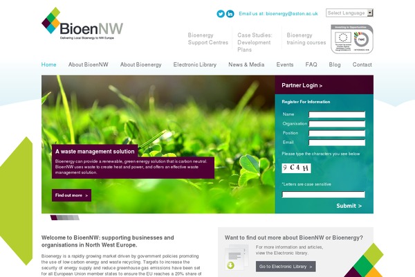 Bio theme site design template sample