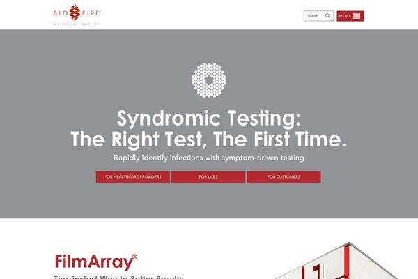 FoundationPress theme site design template sample