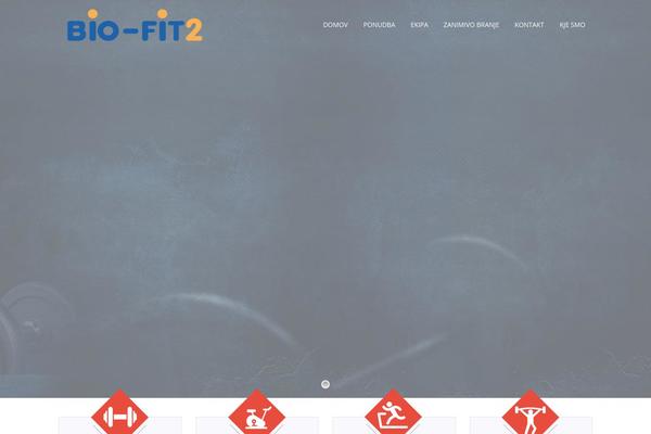 Fitness theme site design template sample