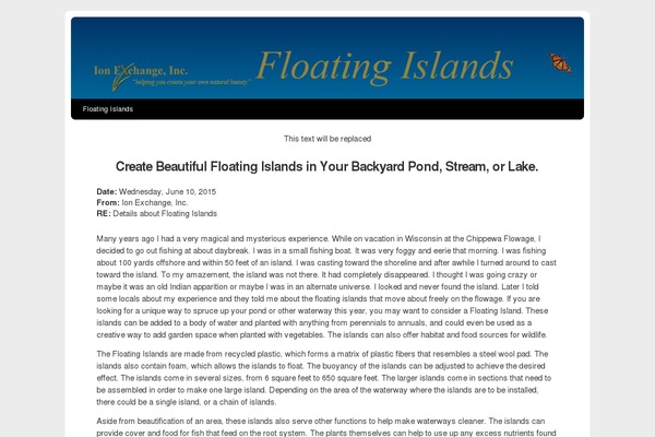 biofloatingislands.com site used MarketerCMS