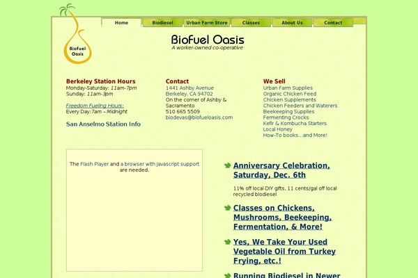 Kale theme site design template sample
