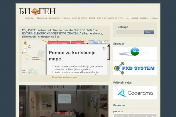 biogen.rs site used Ecclesia