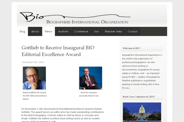 Bio theme site design template sample