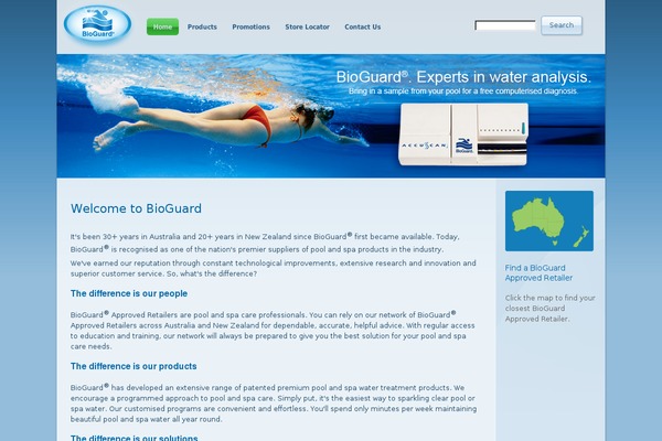 bioguard.com.au site used Poolside
