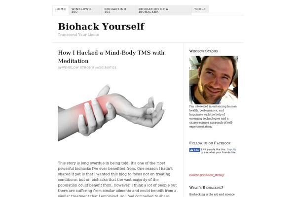 Site using Sharebar plugin