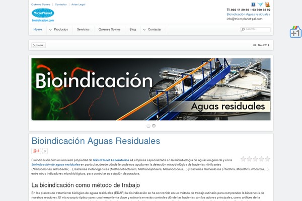 Site using TweetScroll Widget plugin